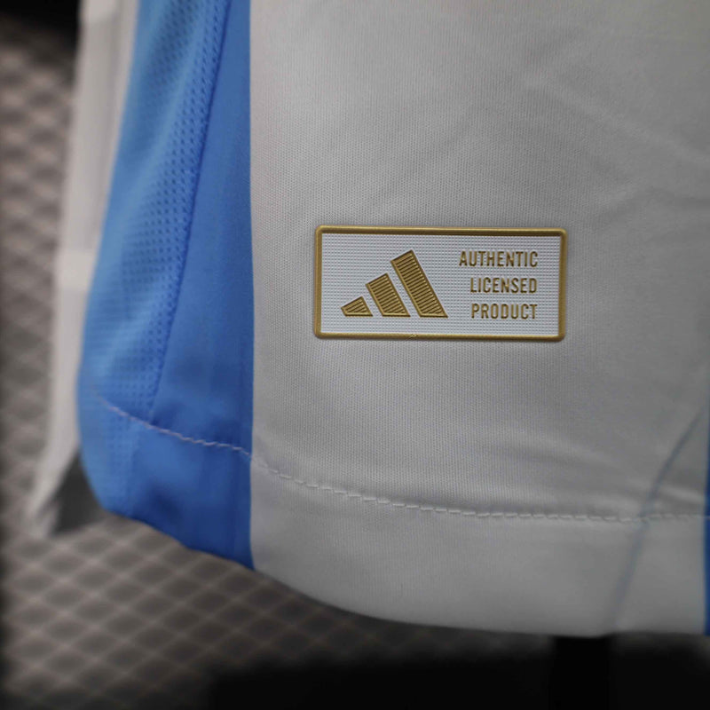 Camisa Oficial Argentina Home  - Campeã Mundial (Adidas) VERSÃO JOGADOR