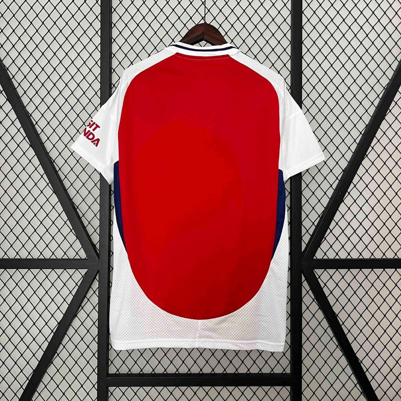 Camisa Home Arsenal 2024/2025 - O Poder do Canhão. Versão Torcedor Pro Masculina
