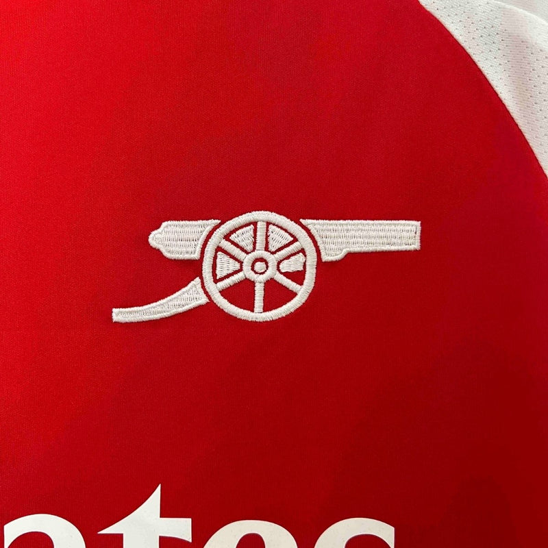 Camisa Home Arsenal 2024/2025 - O Poder do Canhão. Versão Torcedor Pro Masculina