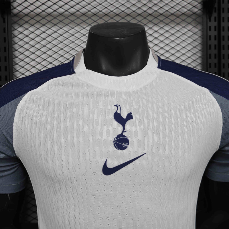 Camisa Tottenham Hotspur 2025/2026 - Home Kit (Branca) Versão Jogador Pro.