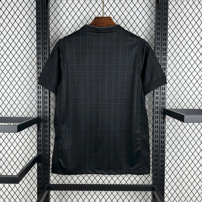 Camisa Tottenham Hotspur 2025/2026 - Away Kit Preto | Estilo Urbano. Versão Torcedor Pro Masculina