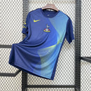 Camisa Pré-Jogo Tottenham Hotspur 2025/2026 - Navy/Neon. Versão Torcedor Pro Masculina