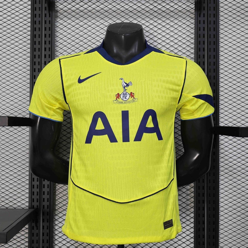 Camisa Tottenham Hotspur 2025/2026 - Amarela Neon | Edição Jogador Pro