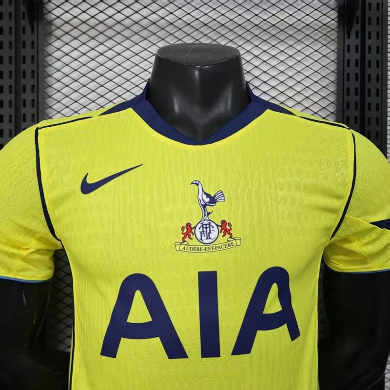 Camisa Tottenham Hotspur 2025/2026 - Amarela Neon | Edição Jogador Pro