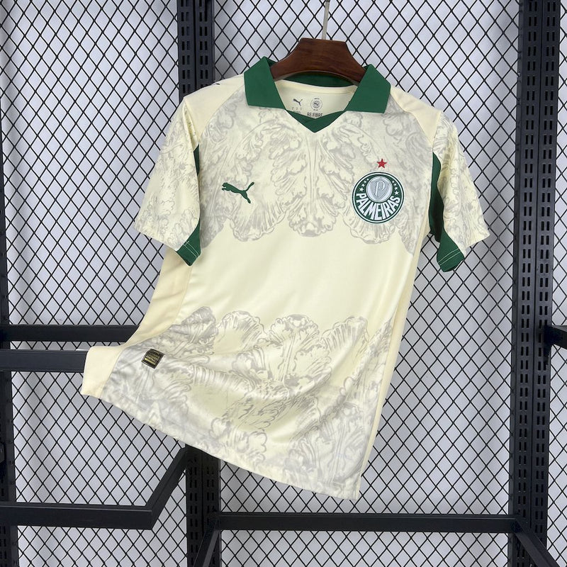 CAMISA DO PALMEIRAS 25/26 BEGE EDIÇÃO ESPECIAL