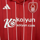 Camisa  Nottingham Forest Home 25/26 Vermelha Adidas | Linhas Verticais