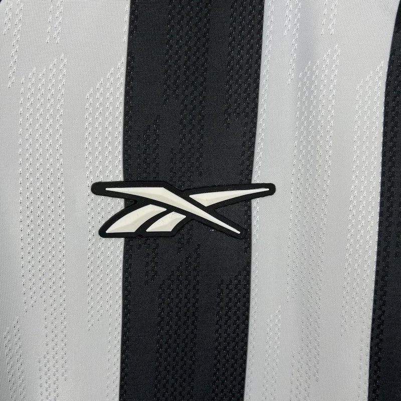 Camisa Botafogo Titular 2025/2026 Home Adidas Original | Gola Polo | Listrada Preto e Branco
