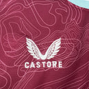 Camisa Home Burnley FC 2025/26 - Grená (Castore) Torcedor Masculina
