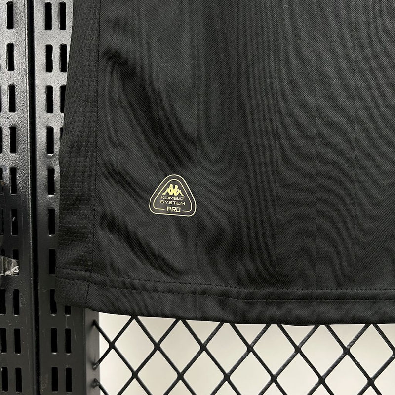 Camisa Botafogo Reserva 2025/2026 Preta Kappa | Tecnologia KOMBAT | Estrela Solitária