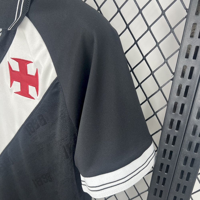 Camisa Vasco da Gama Home 2025/2026 Kappa Oficial - Clássica Gola Polo Versão Torcedor Pro.