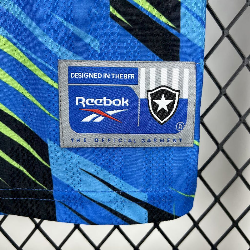 Camisa Botafogo 2025/2026 Quarta Especial Reebok | RBK-DRY | Azul e Verde Limão