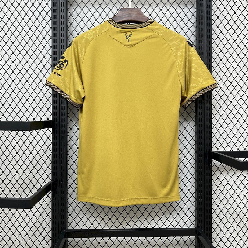 Camisa Crystal Palace 2025/2026 - Edição Dourada/Mostarda  Versão Torcedor Pro Masculina