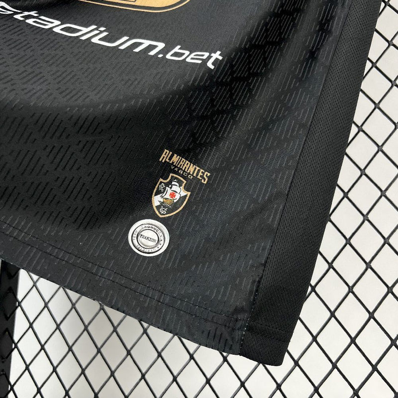 Camisa Vasco da Gama 2025/2026 Goleiro/Especial TRAKTOOR | Edição Preto e Dourado Nº 10 | SE NÃO TENHO, INVENTO