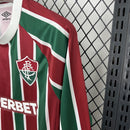 Camisa Fluminense OFICIAL Manga Longa Home Umbro 2025/2026 | Manto Tricolor Inverno