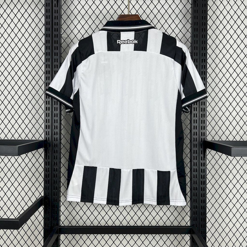 Camisa Botafogo Titular 2025/2026 Home Adidas Original | Gola Polo | Listrada Preto e Branco