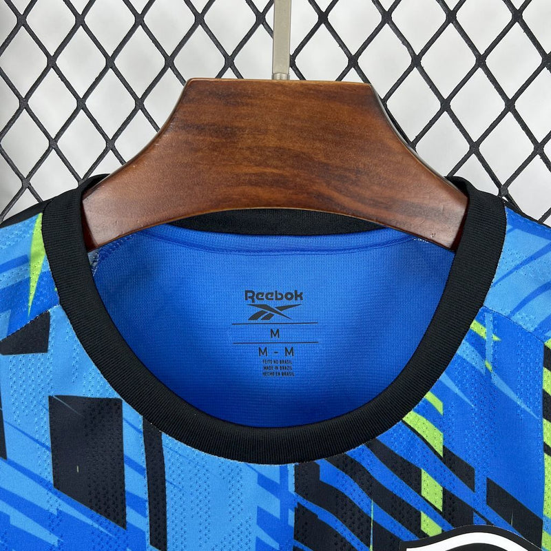 Camisa Botafogo 2025/2026 Quarta Especial Reebok | RBK-DRY | Azul e Verde Limão