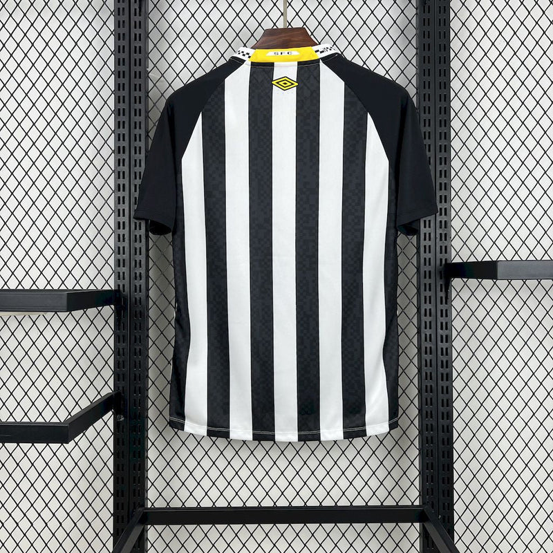 CAMISA DO SANTOS 25/26 PRETO E BRANCO