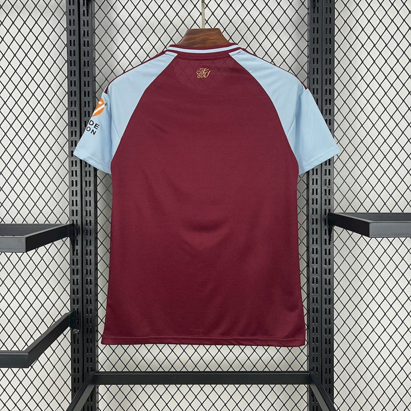 Camisa Aston Villa Home 2025/2026 - Tradição e Elite Versão Torcedor Pro Masculina
