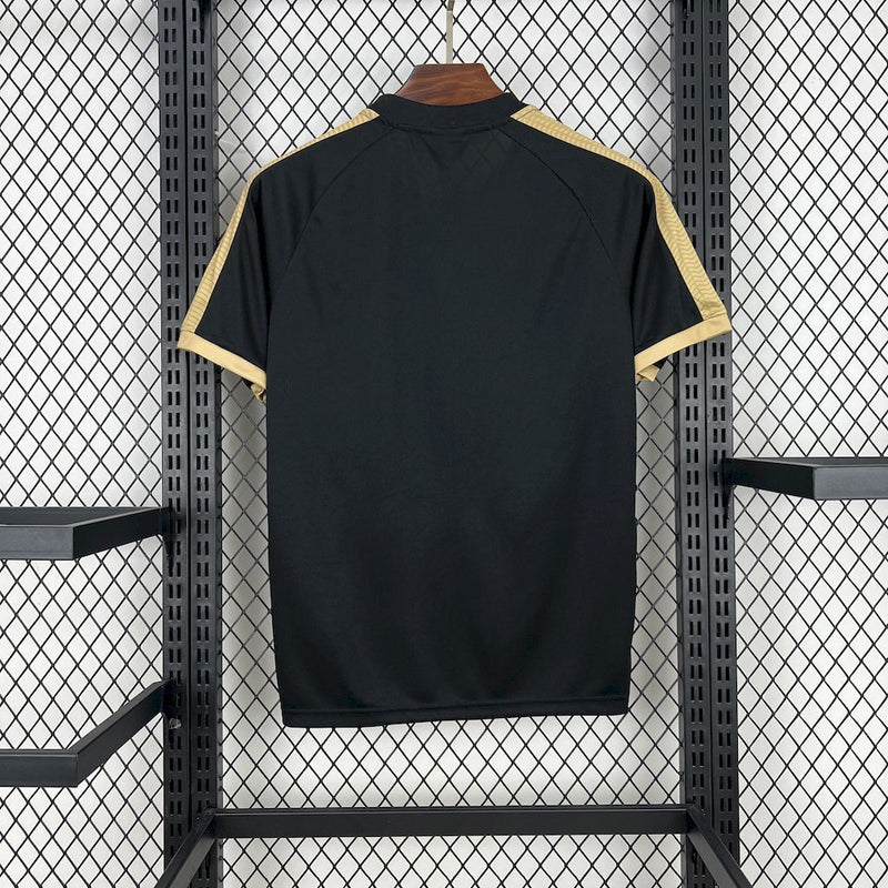 Camisa Vasco da Gama Kappa - Preto e Ouro Versão Pro.