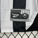 Camisa Botafogo Titular 2025/2026 Home Adidas Original | Gola Polo | Listrada Preto e Branco