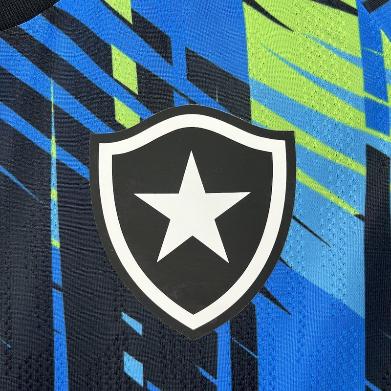 Camisa Botafogo 2025/2026 Quarta Especial Reebok | RBK-DRY | Azul e Verde Limão