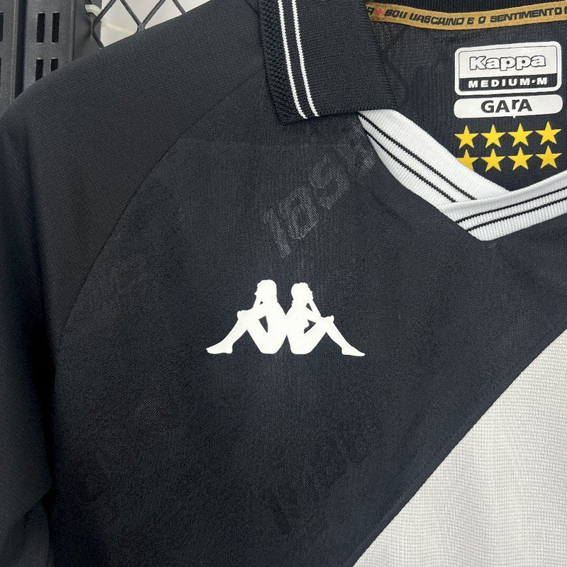 Camisa Vasco da Gama Home 2025/2026 Kappa Oficial - Clássica Gola Polo Versão Torcedor Pro.