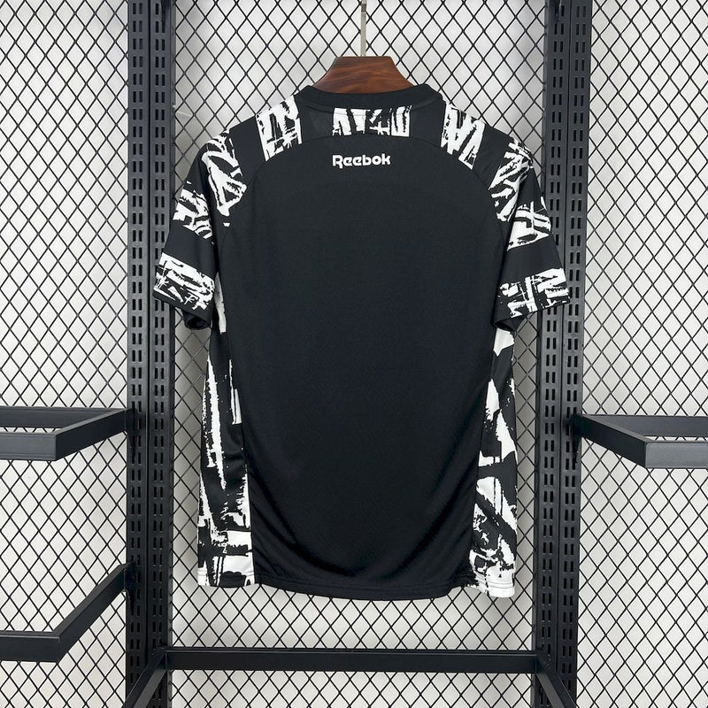 Camisa Botafogo 2025/2026 Pré-Jogo/Especial Preta Reebok | RBK-DRY | Aurora 90