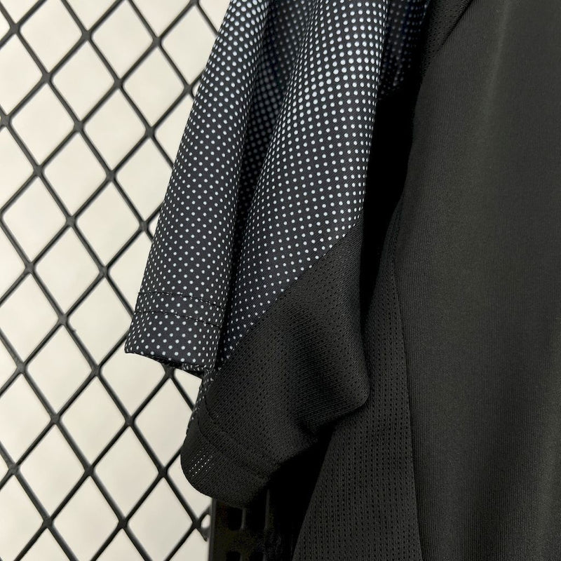 Camisa Aston Villa Away/Third 2024/2025 - Preto Elegante Versão Torcedor Pro Masculina