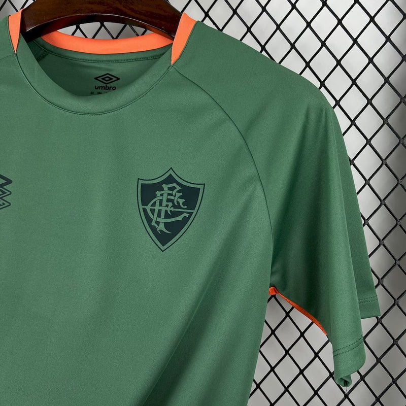 Camisa de Treino Fluminense Umbro 2025/2026 | Verde Escuro | Linha Treinamento Oficial Versão Pro.