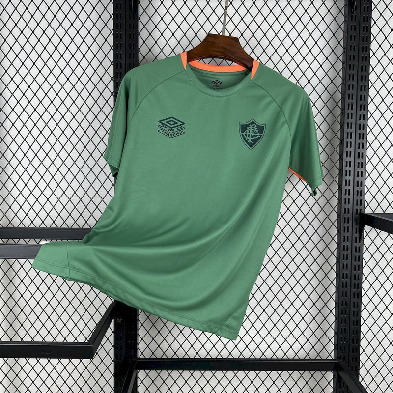 Camisa de Treino Fluminense Umbro 2025/2026 | Verde Escuro | Linha Treinamento Oficial Versão Pro.