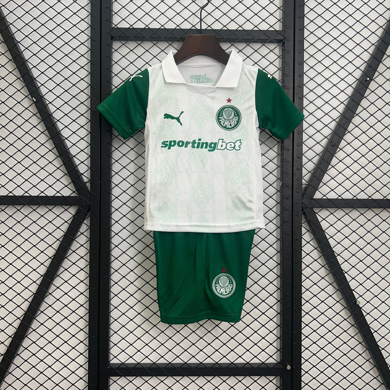 Kit Infantil Palmeiras Visitante 25/26 - Lançamento