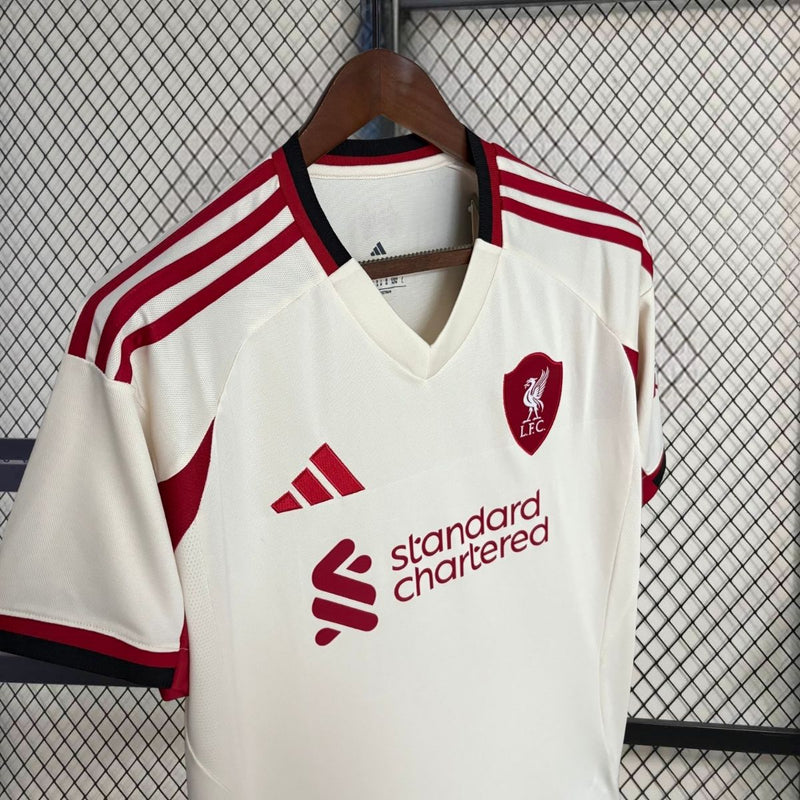 Camisa Liverpool FC Third/Away 2025/2026 Adidas: Elegância e Tradição! Versão Torcedor Pro Masculina