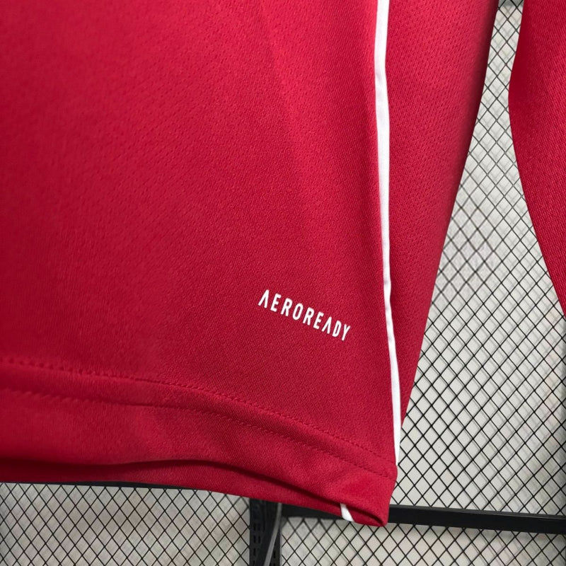 Camisa Liverpool  2025/2026 - Manga Longa Adidas Versão Torcedor Pro Masculino