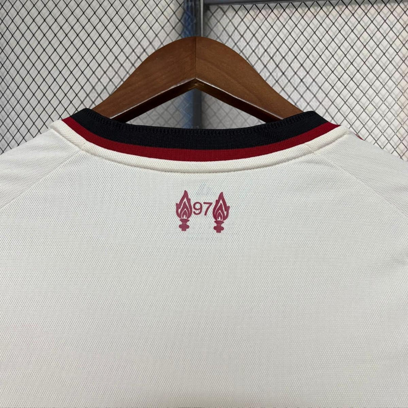 Camisa Liverpool FC  2025/2026 - Manga Longa Adidas Versão Torcedor Pro Masculino