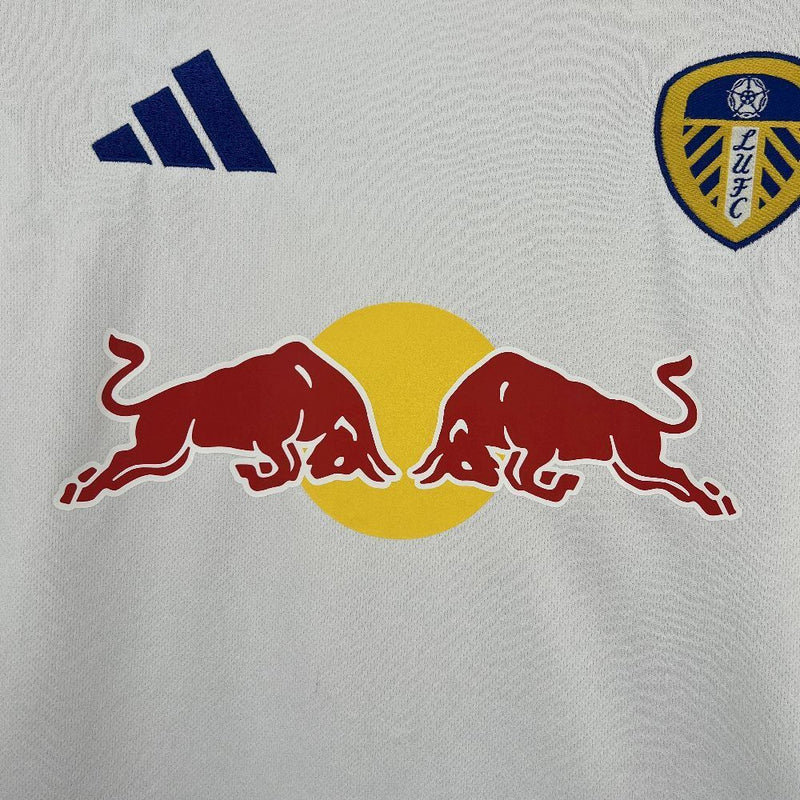 Camisa Home Leeds United 2025/2026 - Edição Red Bull Versão Torcedor Pro Masculina