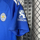 Camisa Oficial Home do Leicester City FC para a temporada 2024/2025, fabricada pela Adida s.