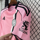 Camisa  Leicester City 2025/2026 Adidas Ousadia em Rosa.