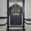 Camisa Alternativa Manchester United Adidas - Grafite/Amarelo