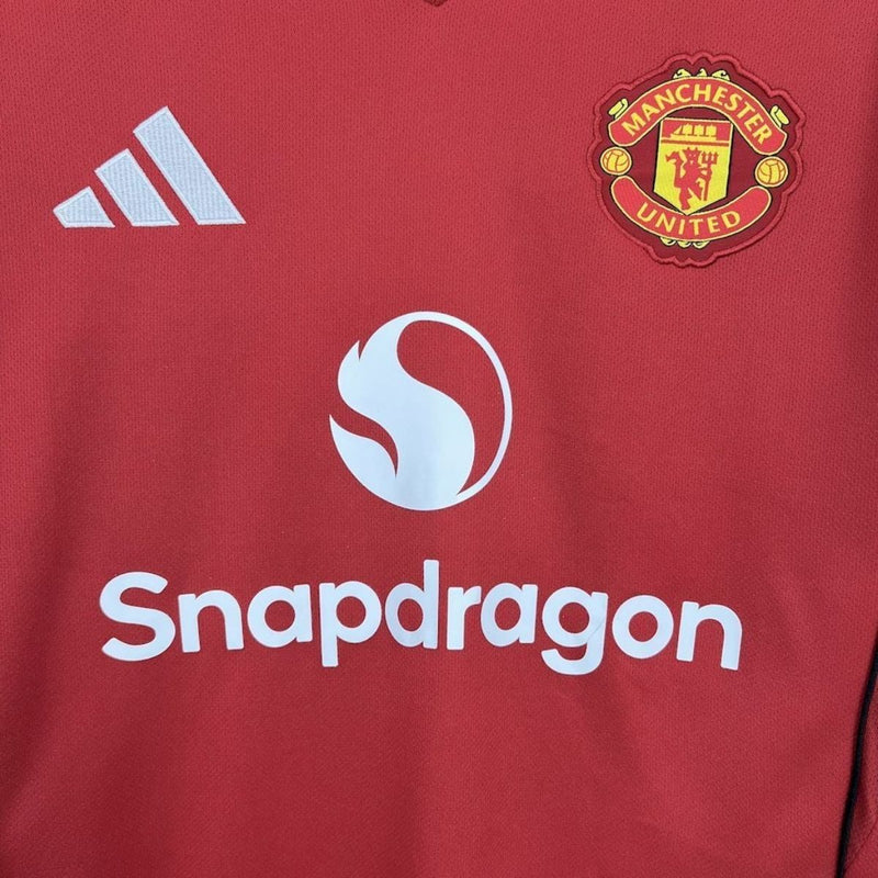 Camisa Home Manchester United 2025/2026 Adidas - Edição Torcedor