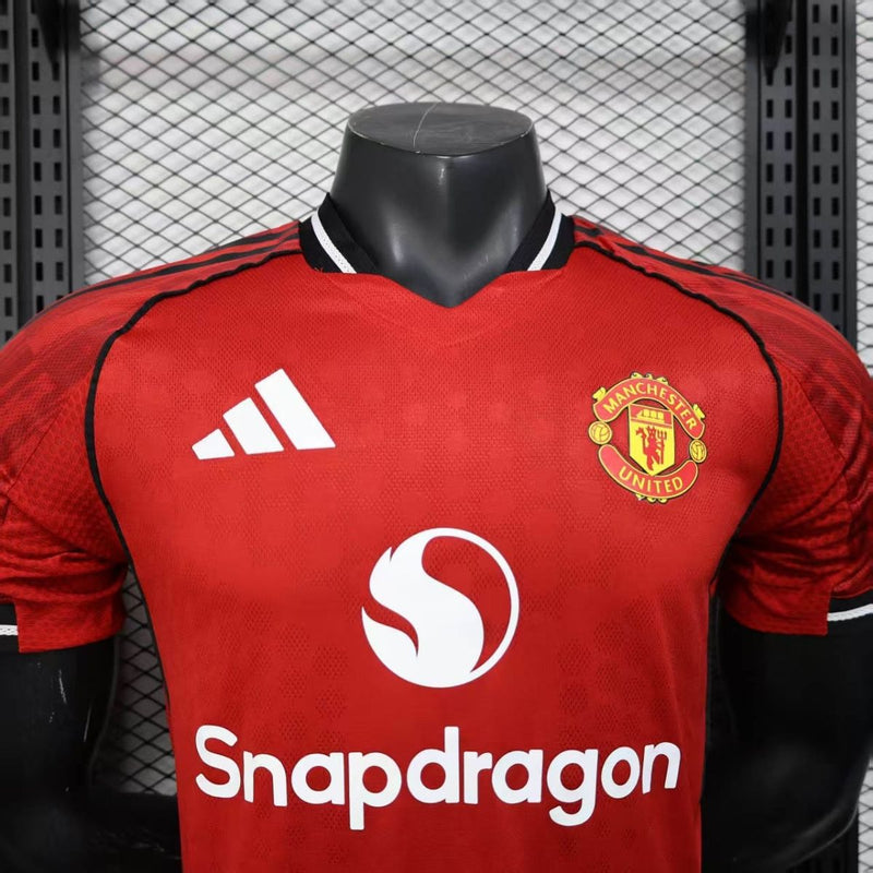 Camisa Home Manchester United 2025/2026 Adidas - VERSÃO JOGADOR