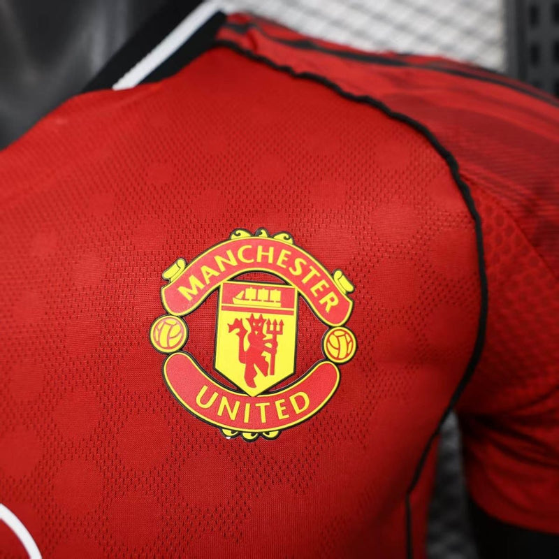 Camisa Home Manchester United 2025/2026 Adidas - VERSÃO JOGADOR