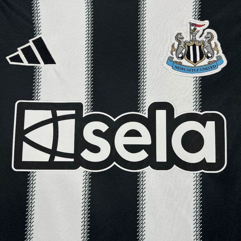 Camisa Newcastle Home 25/26 Manga Longa Listrada Adidas | Clássico Geordie