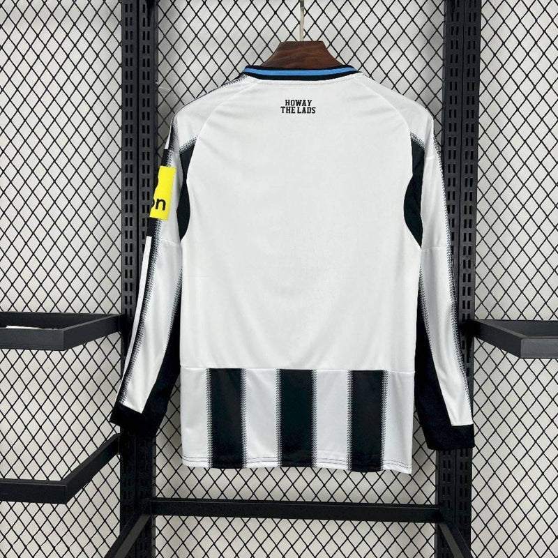 Camisa Newcastle Home 25/26 Manga Longa Listrada Adidas | Clássico Geordie