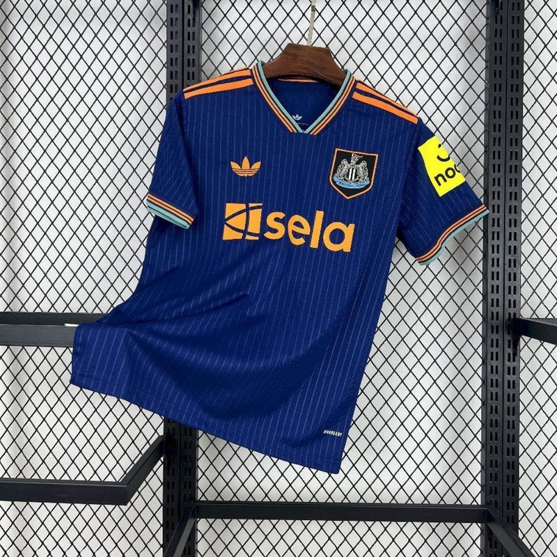 Camisa Newcastle Third 25/26 Azul Marinho Adidas Retrô