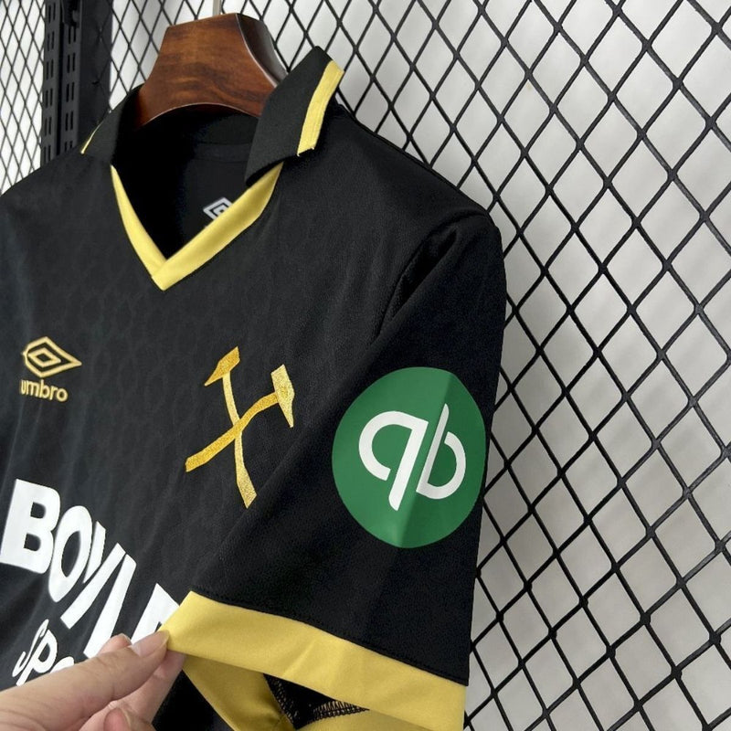 Camisa West Ham Away/Third 25/26 Preta Umbro | Edição Martelos