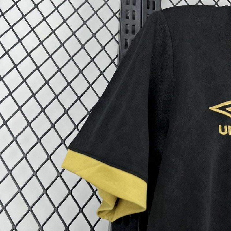 Camisa West Ham Away/Third 25/26 Preta Umbro | Edição Martelos