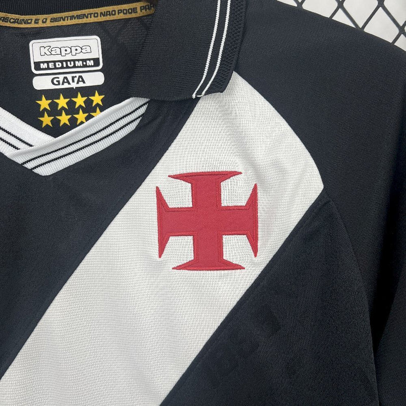 Camisa Vasco da Gama Home 2025/2026 Kappa Oficial - Clássica Gola Polo Versão Torcedor Pro.
