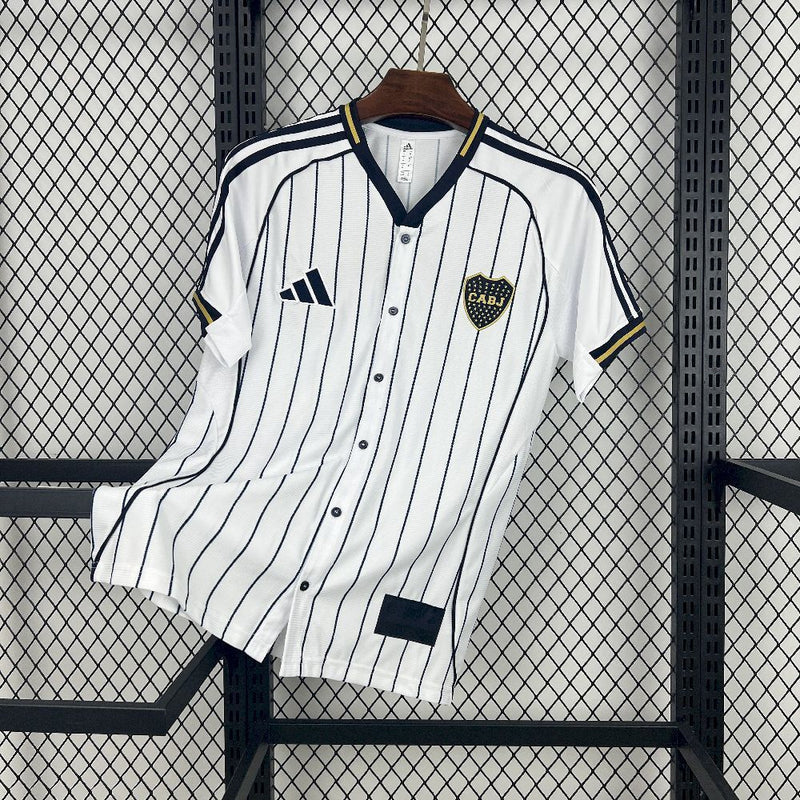 CAMISA DE BASEBOL DO BOCA JUNIORS 25/26 BRANCO