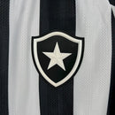 Camisa Botafogo Titular 2025/2026 Home Adidas Original | Gola Polo | Listrada Preto e Branco