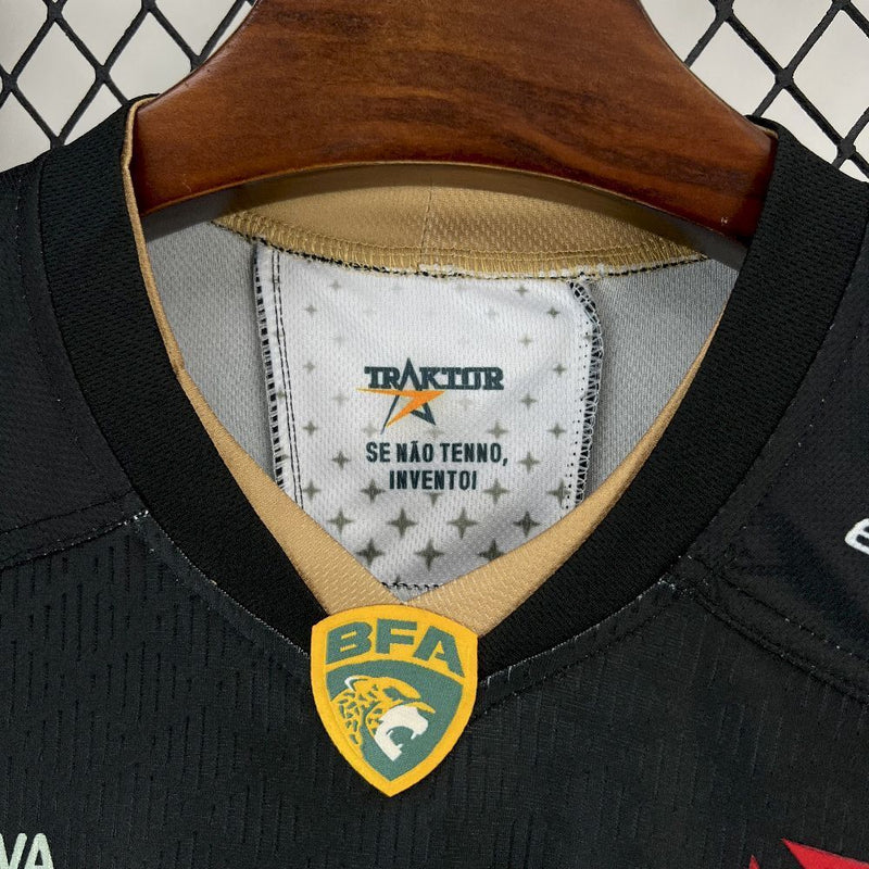 Camisa Vasco da Gama 2025/2026 Goleiro/Especial TRAKTOOR | Edição Preto e Dourado Nº 10 | SE NÃO TENHO, INVENTO